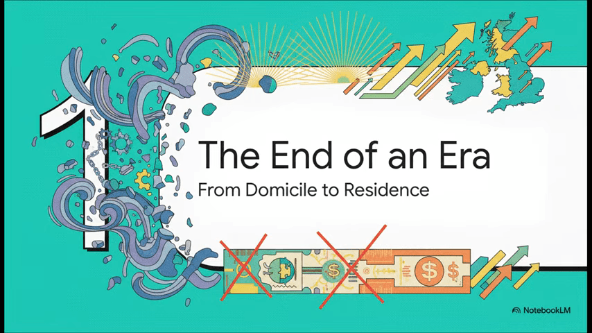 From domicile to residence UK tax transition visual