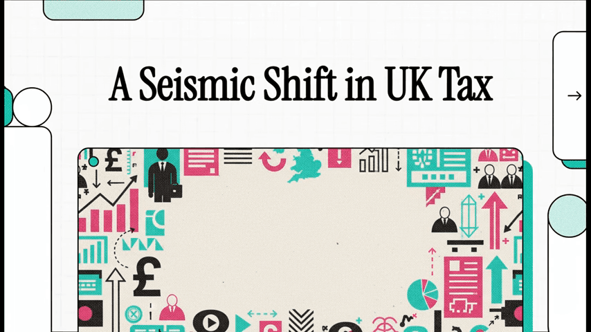 UK FIG regime vs normal UK taxation comparison visual